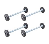 ximie 4 PCS Baby Gate Replacement Parts Threaded Spindle Rod for Pet & Dog Pressure Mounted Gate Accessories Black