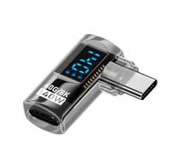 ximie 90 Degree USB C Adapter Right Angle U Shape Type C Adapter 40Gbps Data Transfer PD 140W USB4.0 8K 60Hz Converter, B