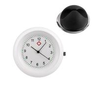 ximie Stethoscope Clip-on Watch with Second Hand: Nurse Pocket Clock in White for Healthcare Professionals