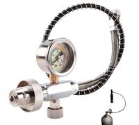 Ximil Adapter For Diving Bottle, Upgrade Fill Station Charging Adaptor, Inflatable Connector with 50cm Hose for Diving Din 400 Bar Connection for Pcp Air Refill On