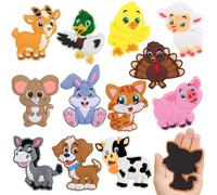 XIMISHOP 12PCS Animal Fridge Magnets for Toddlers,Cute Cartoon Farm Animals Fridge Refrigerator Magnet for Baby Toddlers Montessori Educational Fridge Magnets