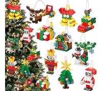 XIMISHOP Party Bag Children's Birthday Building Blocks Party Favours 18 Pack Mini Christmas Building Blocks Ghosts Pumpkin Construction Toy Building Block Toy for Birthday Party Gifts for Over 6 Years