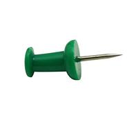 Ximkee Plastic Head Push Pins Color Red Pack of 100 (Green)