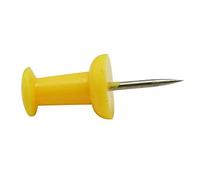 Ximkee Plastic Head Push Pins Color Red Pack of 100 (Yellow)