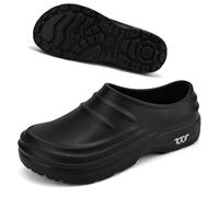 Ximlc Armadillo Clogs, Armadillo Chef Shoes, Oil Resistant Waterproof Non-Slip Kitchen Nurses Work Shoes for Women Men(Black,43)