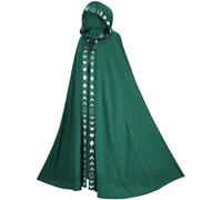 Ximman Anime Medieval Style Cape Cosplay Costume Halloween Hooded Cloak Anime Role Playing Cape Carnival Set Masquerade Uniform Fancy Dress Suit for Performance Party