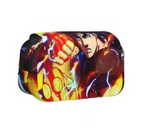 Ximman Star Platinum Pencil Case Anime Jonathan Joestar Stationery Bag Anime Merch Bruno Bucciarati Pencil Box Cartoon 3D Printing Stationery Bags for Students School Season Gifts