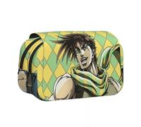 Ximman Star Platinum Pencil Case Anime Jonathan Joestar Stationery Bag Anime Merch Bruno Bucciarati Pencil Box Cartoon 3D Printing Stationery Bags for Students School Season Gifts