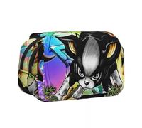 Ximman Star Platinum Pencil Case Anime Jonathan Joestar Stationery Bag Anime Merch Bruno Bucciarati Pencil Box Cartoon 3D Printing Stationery Bags for Students School Season Gifts