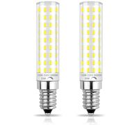 XIMNCHNI Dimmable E14 LED Light Bulb 100W Equivalent,10W E14 LED Bulbs SES Small Edison Screw Corn Bulbs Cool White 6000K Chandelier Bulb for Living Room, Kitchen & Bathroom,2 Packs