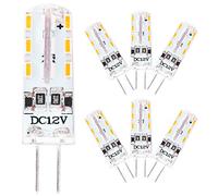 xin da xin G4 LED Light Bulb Warm White 1.5 W 120 lm Replacement for 15 W Halogen Bulbs DC 12 V 3000 K LED Energy Saving Bulb SMD 3014 Not Dimmable Pack of 6