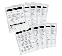 Xinafan 10 Pc 60622 Cleaning Card Compatible with Dymo LabelWriter 550 450 5XL 4XL Label Printer Cleaning Sheets Swipe, 3.375 x 2.125 Inch Card Reader POS Direct Thermal Swiper Cleaner