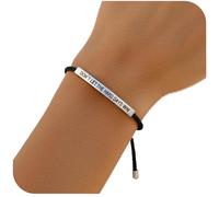 xinanalya 1 Don't Let The Hard Days Win Bracelet, Inspirational Bracelets For Women With Adjustable Rope & Titanium Steel Design, Strength Bracelet For Daily Wear Or Motivational Gift