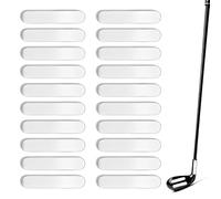 xinanalya Golf Lead Tape, 20 Strips 3g Silver Adhesive Weighted Tape for Golf Clubs, Pickleball Paddles Tennis Racket Squash Racquet - Adjust Swing Weight & Balance