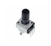 XINANDI 10pcs Rv09 Vertical 12.5mm Shaft 1k 2k 5k 10k 20k 50k 100k 0932 Adjustable Resistor 9 Type 3pin Seal Potentiometer(100K Ohm)