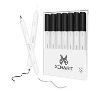 XINART Black Pens for Cricut Joy Extra Ultimate Fine Tip Pens Dual Tips 7 Pieces (0.4 Tip and 1.0 Tip) Marking Pens Writing Pen Fine Point Pen for Cricut Joy Machine