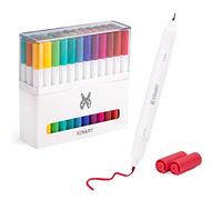 XINART Pens for Cricut Joy Machines - Dual Tip Marker Pens Set of 33 Colors with 0.4 & 1.0 Tip, Compatible with Cricut Joy Cutting Machine (36 pack)