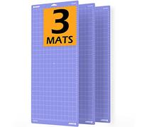 Xinart StrongGrip Cutting Mat for Cricut Maker 3/Maker/Explore 3/Air 2/Air/One (12x24 Inch, 3 Mats) Strong Adhesive Sticky Purple Quilting Cricket Cutting Mats Replacement Accessories for Cricut
