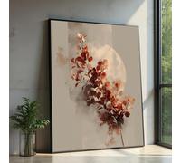 XINBAO Autumn Leaves Canvas Art, Botanical Prints, Nature Decor, Large Canvas Wall Art, for Home Decor sized Piece Painting(60x90cm/Inner frame)