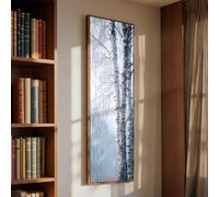XINBAO Birch Tree Art - Canvas Wall Art Set - Tall Vertical Decor - Abstract Forest Canvas Prints - Large Painting Artwork(35x105cm/Frameless)