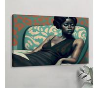 XINBAO Canvas Posters, Beautiful Woman Wall Art Canvas Paintings For Bedroom Living Room Corridor, Room Decoration Wall Murals 50x70cm Frameless