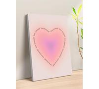 XINBAO Love Poster Inspirational Decorative Oil Painting On Canvas For Living Room, Bedroom, Desk Decoration,Wall Art, Posters 80x110cm Withframe