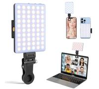 XINBAOHONG Rechargeable Clip Fill Video Conference Light, Selfie Light for Phone Android Camera iPad Laptop LED Phone for Makeup TikTok Selfie Vlog