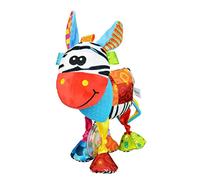 XinCDD Clip on Pram and Pushchair Newborn Baby Toy, Pushchair Toy with Baby Teether Newborn Sensory Toy for Babies Boys Girls From 0 to 24 Months (Zebra)