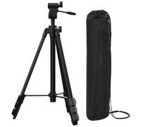 Xincere 137 cm Lightweight Aluminum Laser Level Tripod Stand with Bubble Level, Quick Release Plate with 1/4"-20 Screw Mount for Laser Line Leveling Device