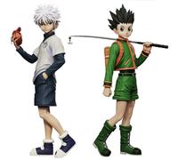 Xinchangda 2PCS Killua Zaoldyeck and GON·FREECSS Figure Statue 27cm Anime Action Figure Standing Mode PVC Collectibles Desktop Ornaments Gifts