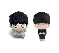 Xinchangda 2PCS Mob Look up Figures Anime Statue Kageyama Shigeo and Reigen Arataka Plush Figure Desktop Cake Decoration Collectibles Gift