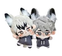 Xinchangda 2PCS Shoyo Hinata Plush Kozume Kenma Stuffed Figure Keychain Anime PP Cotton Cushion 10CM Soft Stuffed Furry Bag Charm Sofa Pillows Home Decorations