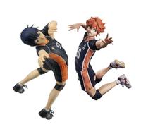 Xinchangda 2pcs Tobio Kageyama and Hinata Shoyo Figures 13cm Collectibles Haikyuu Action Figure Anime Statue Desktop Decoration Gifts for Fans