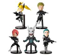 Xinchangda 5pcs/Set Kaiju No. 8 Anime Figure 11cm Kikoru Shinomiya Kafka Hibino Cute Action Figure Collections Desktop Decoration Birthday Gift