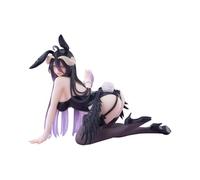 Xinchangda Albedo Bunny Figures 13cm Kneeling Pose Albedo Action Figures Statue Collection Cartoon Character Desktop Ornaments Birthday Gifts