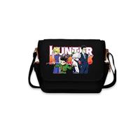 Xinchangda Anime Killua Zoldyck Shoulder Bag Hisoka GON·Freecss Messenger Bag 3D Printed Large Capacity Casual Crossbody Bag for Boys and Girls Back to School Gift