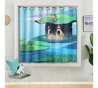 Xinchangda Anime My Hero Academia Blackout Curtain Bakugō Katsuki Midoriya Izuku 3D Print Curtains Windows Drapes for Children's Room Bedroom Decoration