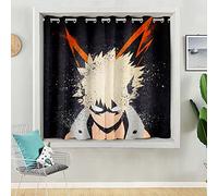Xinchangda Anime My Hero Academia Blackout Curtain Bakugō Katsuki Midoriya Izuku 3D Print Curtains Windows Drapes for Children's Room Bedroom Decoration