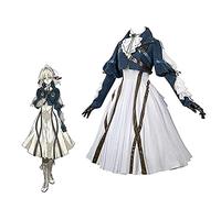 Xinchangda Anime Violet Evergarden Cosplay Costume White Dress Violet Evergarden Cosplay Uniform Set for Women Halloween Christmas Carnival Theme Dress Up