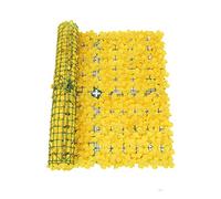 Xinchangda Artificial Ivy Leaf Screening Roll 0.5m x 1m/3m Privacy Fence Screen UV Fade Protected Artificial Flower Fence Net for Garden, Balcony, Outdoor