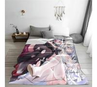 Xinchangda Azur Lane Blanket Super Soft Micro Fleece IJN Taiho/HMS Cheshire/KMS Prinz Eugen/IJN Atago Blankets Cute Flannel Blanket For Bedding Sofa