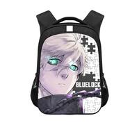 Xinchangda Blue Lock Backpack Anime Isagi Yoichi/Seishiro Nagi/Reo Mikage/Bachira Meguru School Backpacks Cartoon Anime Students School Bag Shoulder Bags
