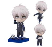 Xinchangda BLUE LOCK Figure Seishiro Nagi Movable Interchangeable Parts Action Figure 10cm PVC Collectible Statue Desktop Ornaments Birthday Gift for Fans