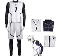Xinchangda Blue Lock Football Jersey Kits for Teens Adults Isagi Yoichi Anime Soccer Training Jersey Set Anime Cosplay Sports Costume