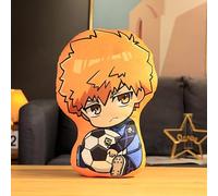 Xinchangda Blue Lock Plush Pillow, Anime Kunjin Kensuke Soft Cute Character Printed Plush Pillow Figure Stuffed Plushie Birthday Gift for Girl Boy
