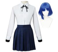 Xinchangda Bocchi the rock Anime Cosplay Costume Yamada Ryo/Ijichi Nijika Cosplay School Uniform Daily Outfits Halloween Costume Party Clothes Anime Gift