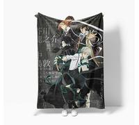Xinchangda Bungo Stray Dogs Blanket Anime Cartoon Nakahara Chuuya/Dazai Osamu/Ranpo Edogawa Super Soft Micro Fleece Flannel Blankets