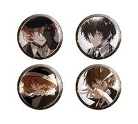 Xinchangda Bungo Stray Dogs Brooch Pins Set Paint Enamel Badges, Nakahara Chuuya Brooches On Bag Hat Dazai Osamu Brooch Pins