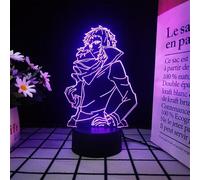 Xinchangda Bungo Stray Dogs Lamp, Anime Character Akutagawa Ryunosuke 3D Illusion Lamp Night Light Touch Nightlight Christmas Birthday Creative Gift Sleep Light for Kids