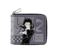 Xinchangda Bungo Stray Dogs Wallet 3D Print PU Leather Anime Nakahara Chuuya Wallets, Cartoon Dazai Osamu Wallet for Teens Fans
